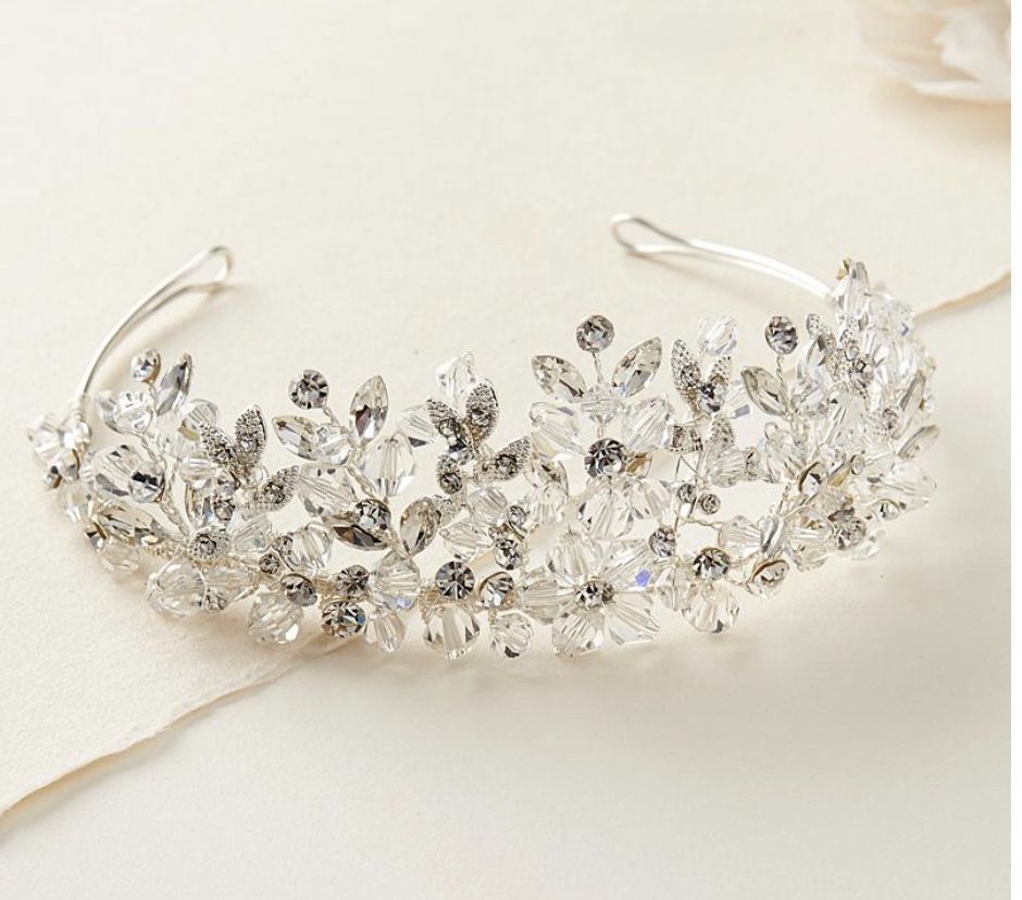 Dareth Colburn.FLORAL CASCADE CRYSTAL CROWN