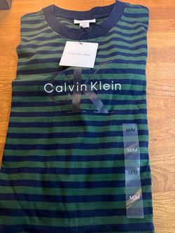 Calvin Klein Jeans Striped T-Shirt Size M