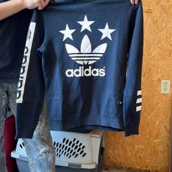 The Adidas Black And White Sweater 