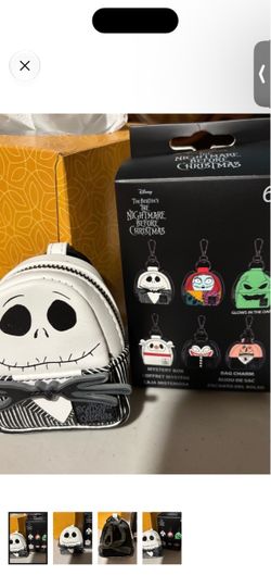 Jack.  Loungfly Nightmare before Christmas bag charm