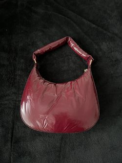 dark red purse