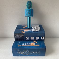 Bonaok Wireless Bluetooth Karaoke Microphone