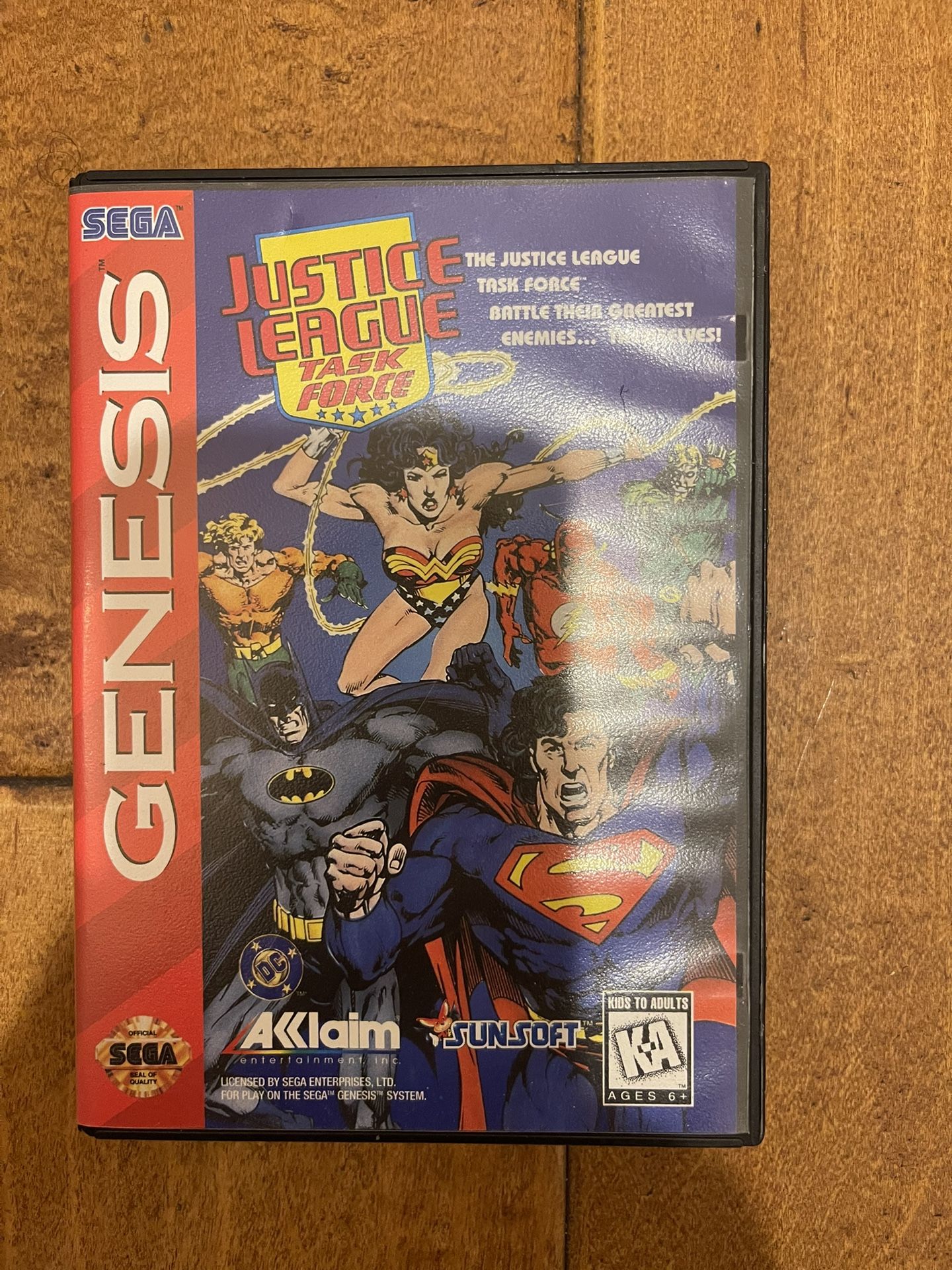Justice League Task Force For Sega Genesis