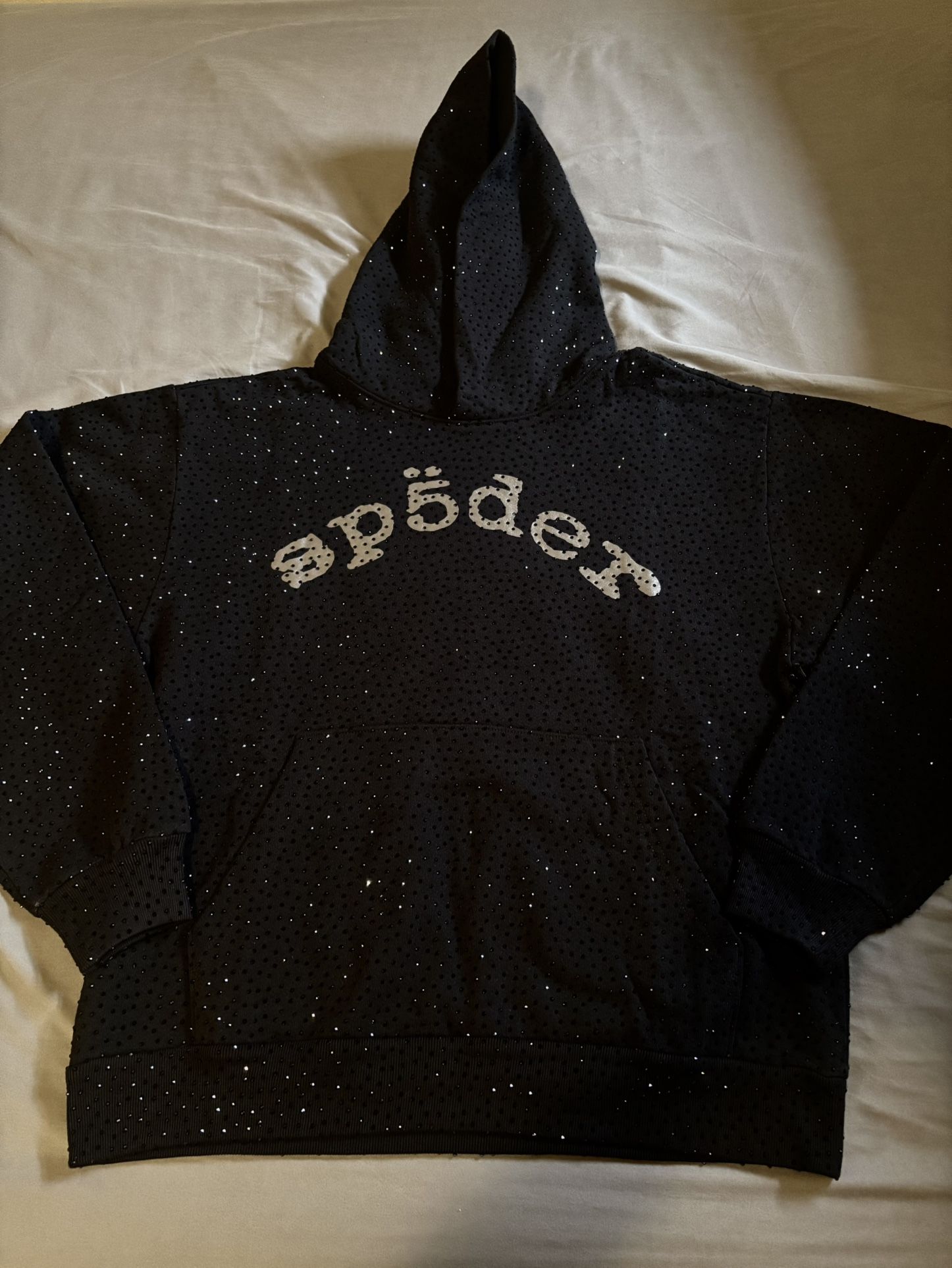 Black VVs Spider Hoodie