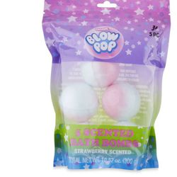 Charms Blow Pop Strawberry Scented Bath Bombs
