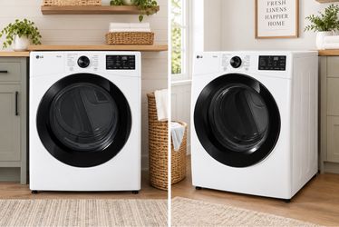 LG ThinQ Front-Load Dryer White