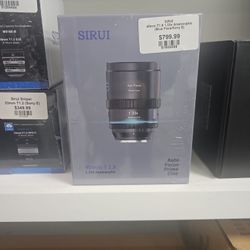Sirui 40mm T1.8 1.33x Anamorphic Blue Flare Sony E Mount