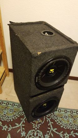 Subwoofer kicker 10"