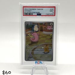 Chansey PSA Graded Card