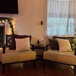 Barbara Barry for Henredon Pair of Designer Chairs