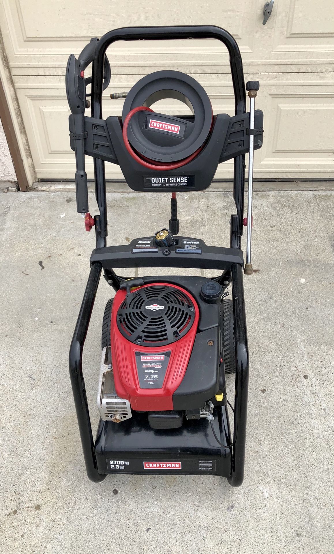 Craftsman psi gas sale pressure washer 75287