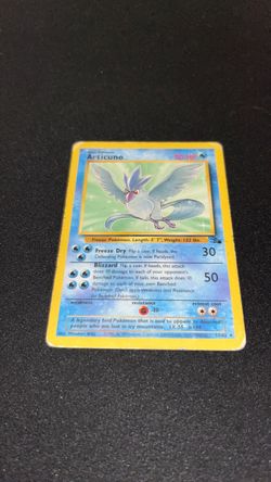 Articuno Pokémon Card Fossil Set 17/62