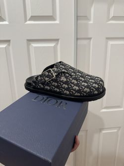 Black White Dior Clogs 