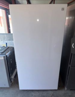 White Kenmore Standing Freezer