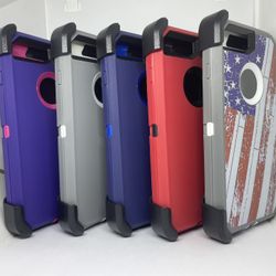 For iPhone 6 Plus  , 7 Plus iPhone 8 Plus Belt Clíp Case Rugged Camouflage 
