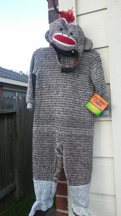 Sock monkey. Size 18- 24 months
