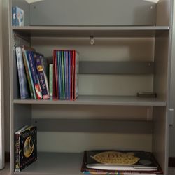 Grey children’s bookcase