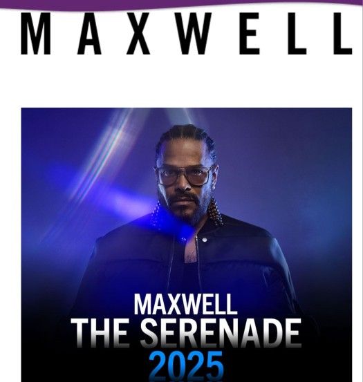 MAXWELL... Del Mar Fairgrounds INCLUDED