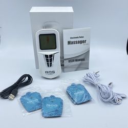 Muscle Stimulation Relax Electronic Pulse Massager Intelligent With Pads