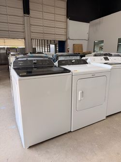 WHIRLPOOL TOP LOAD WASHER & ELECTRIC DRYER SET 2 IN 1 AGITATOR - WARRANTY- NEXT DAY DELIVERY - PAYMENT PLANS