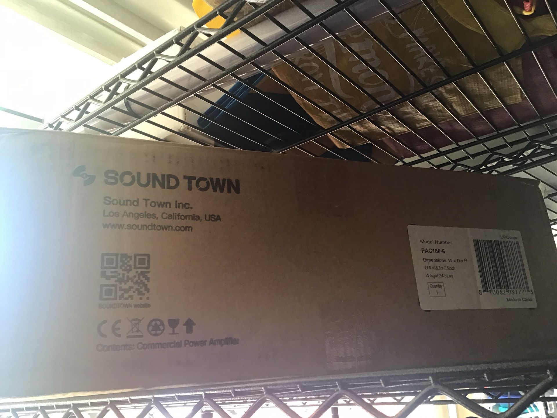 Sound Town 180w 6zone Commercial Professional Amplifier With Bluetooth