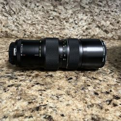 Soligor 75-205mm Camera Lens And Filter Fits Pantex 