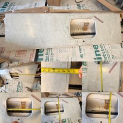3cm Marble countertop remnant Bianca carrera