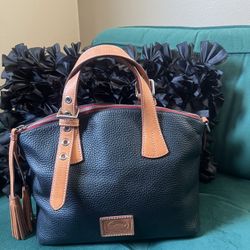 Dooney & Bourke All Weather Bowler Bag With Adjustable Handles 