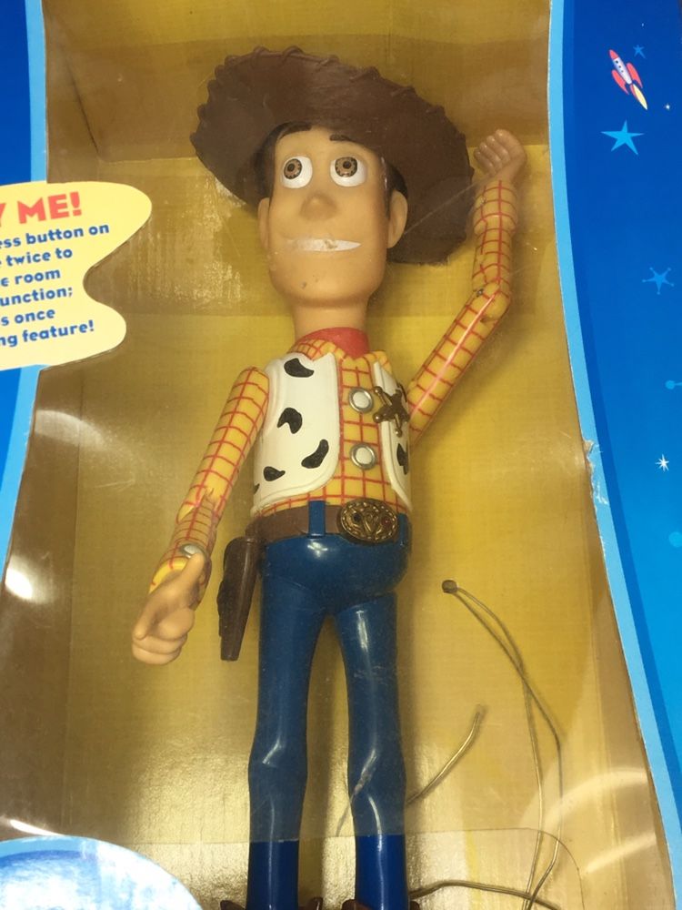 Toy Story Woody Talking Room Guard Alarm In box but has been used