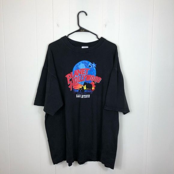 Vintage Planet Hollywood San Antonio Texas T-Shirt Sz XL