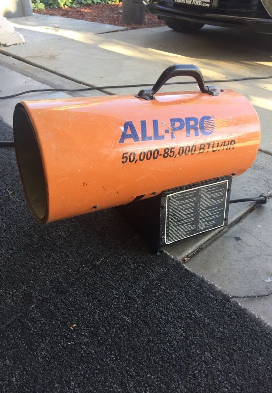 All pro 85000 BTU forced air propane heater for Sale in San Jose, CA -  OfferUp