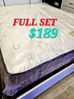 Orthopedic !!! Full Set $189 >> Mattress And Box Spring