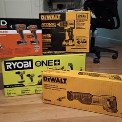 ​⚡️ NEW IN BOX Tool Bundle Sale! DEWALT 20V, RYOBI 18V, RIDGID Brushless KITS 🛠️