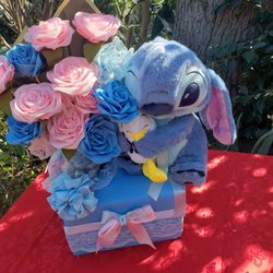Stitch Rosas Eternas