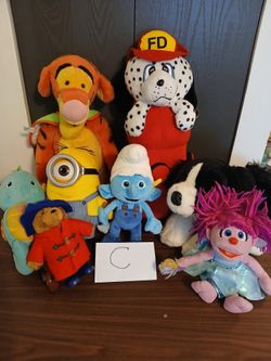 ALL STUFFED TOYS  - NEW -  GROUP C 