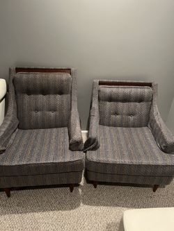 Blueish Gray Chairs