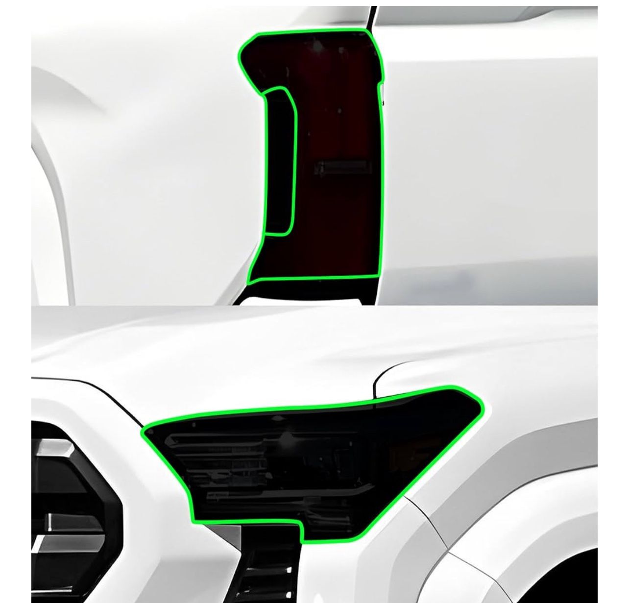 Toyota Tacoma 2024/ 2026 Full Headlight Taillight Tint Kit 
