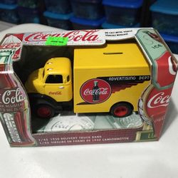 Coca-Cola Die Cast Delivery Truck Bank