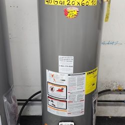 Water Heater Gas 40 Gallons New 6 Months Warranty Garantia Por Escrito 