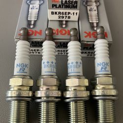 2978 BKR6EP-11 NGK | Laser Platinum Spark Plugs 4x