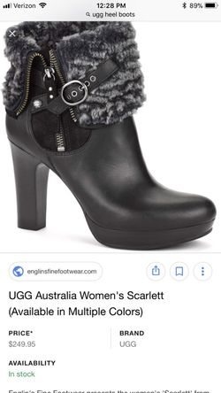 Ugg heeled boots