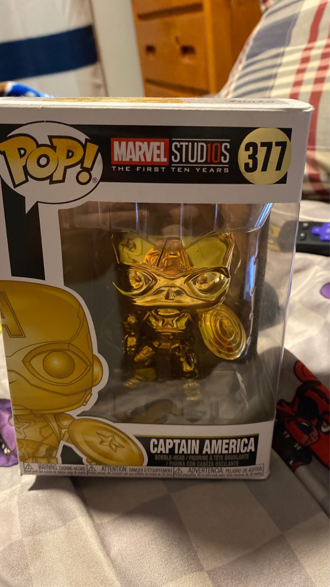 Coding captain America pop figure