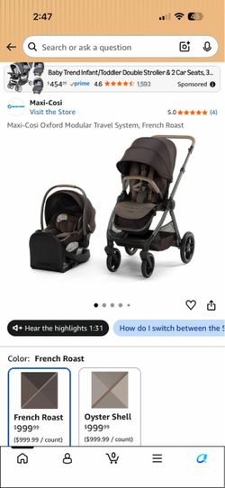 Maxi-Cosi Oxford Modular Travel System