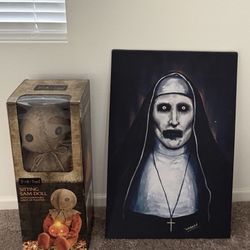 The Nun Valek Canvas Painting