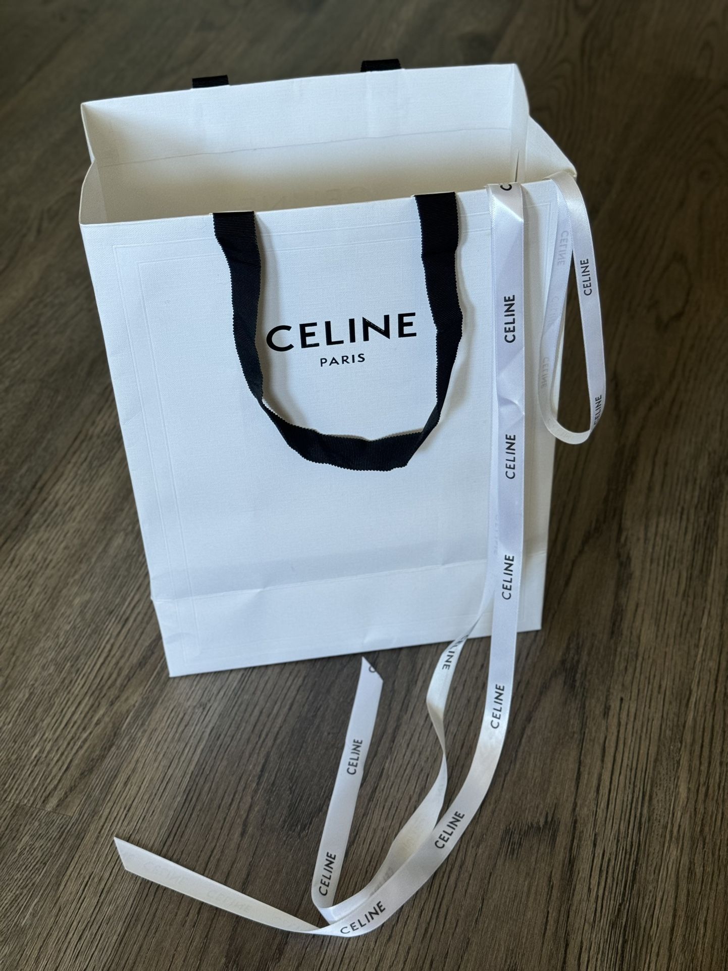 Celine Shopping Bag with Ribbon