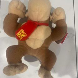 DK Donkey Kong 10" Plush Doll Stuffed Toy Official Licensed Nintendo Super Mario
