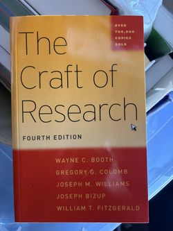 The Craft Of Research Book