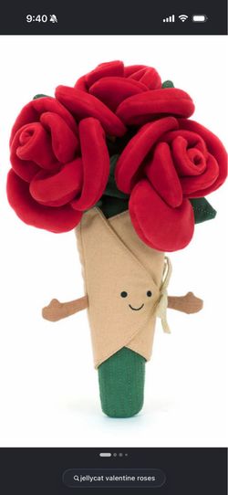 Jelly cat amuseable rose bouquet