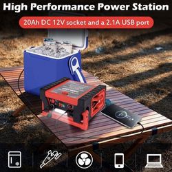 Jump Starter  Air Compressor LED Light Emergency Battery Box Charger Dewalt Rigid Milwaukee Makita Rayobi