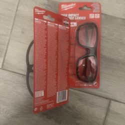 Milwaukee Performance Safety Glasses with Clear Fog-Free Lenses